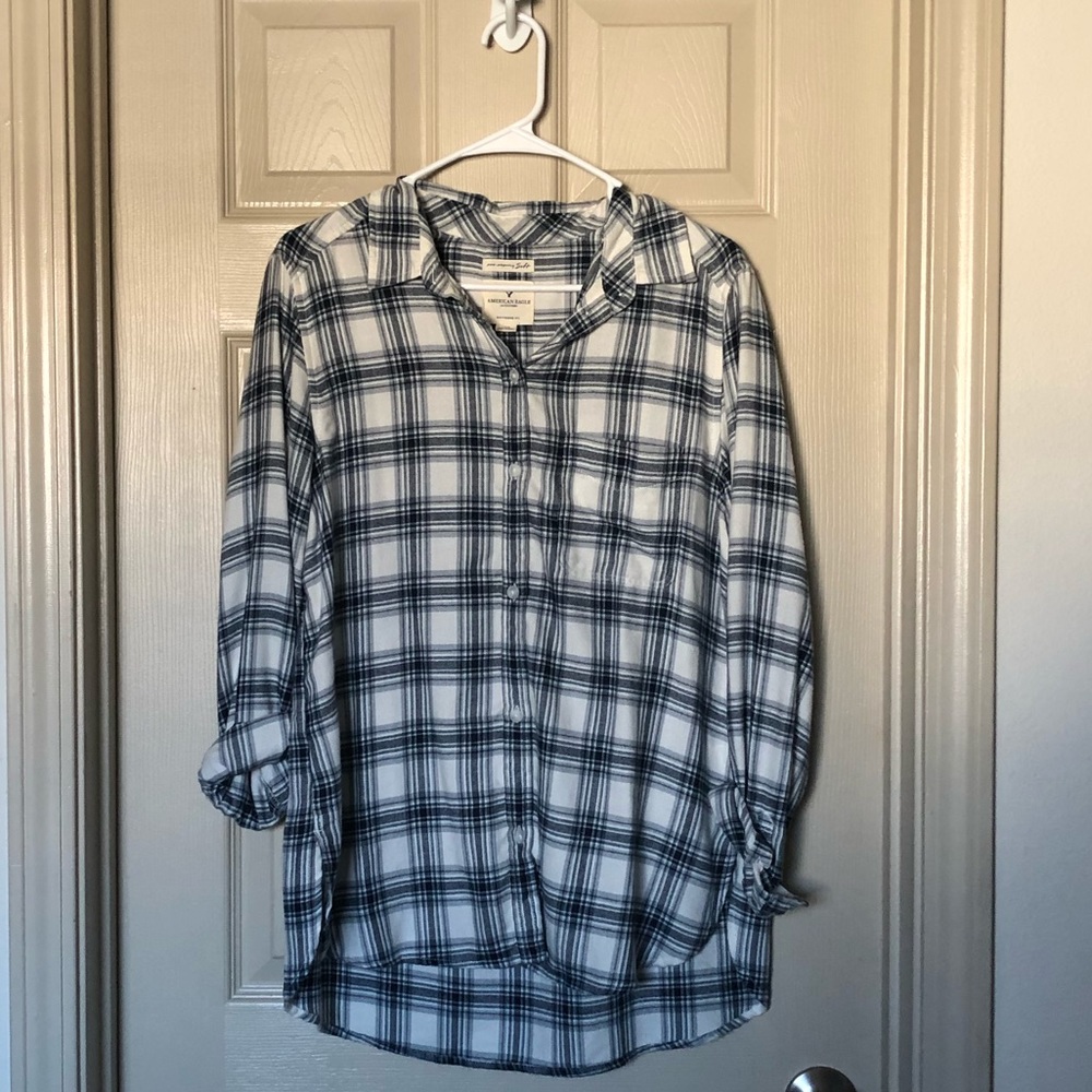 American Eagle flannel button down